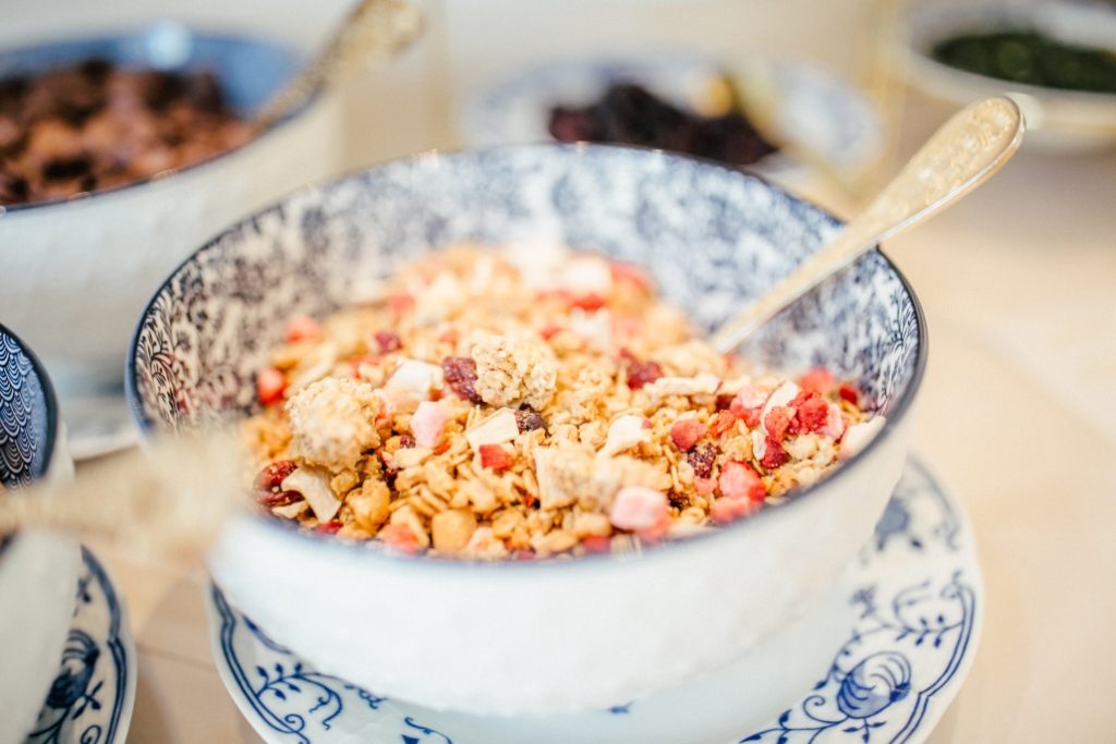 Ciotola per cereali con muesli