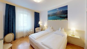 Doppelbett im Superior Zimmer