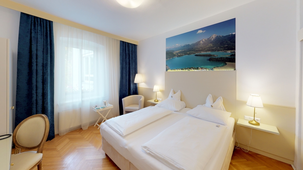 Doppelbett im Superior Zimmer