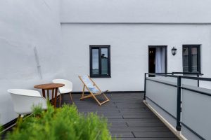 Balkon beim Superior Zimmer